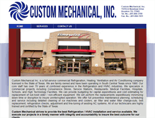 Tablet Screenshot of custommech.net